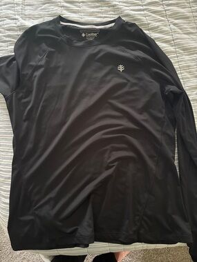 Coolibar Men's Long Sleeve Sun Shirt - Black
